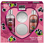 Bryan & Candy  Heart Combo Kit - Black Currant & French Vanilla, Bath & Body Essentials, For Women 4 pcs