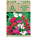 Optimal Seeds Balsam Tom Thumb Mixed Flower Seeds 20 pcs