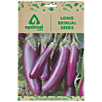 Optimal Seeds Long Brinjal Vegetable Seeds 50 pcs