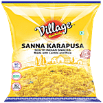 Village Ruchulu Sanna Karapusa - Made With Rice & Lentils, Rich Taste & Flavour 170 g Pouch