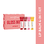 Dot & Key Gloss Boss Lip Balm With Vitamin C & E - SPF 30, Heals Dry, Chapped Lips, Assorted 12 g (Pack of 4)