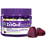 Vicks ZzzQuil Natura Non Addictive Sleep Aid Gummy - Melatonin Helps You Fall Asleep Fast 10 pcs 