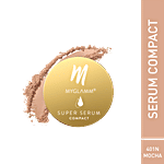 MyGlamm Super Serum Compact Powder - Infused With Hyaluronic Acid, Paraben Free 9 g 401N Mocha
