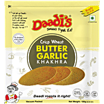Daadi's Crispy Wheat Khakhra - Butter Garlic 180 g
