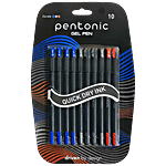 Linc Pentonic GeL Pen - Blue, Black & Red Ink 10 pcs 