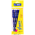 Linc Glycer Classic Super Smooth Ball Pens - Blue Ink 5 pcs