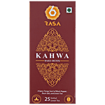 6rasa Kahwa Daily Detox Green Tea Bags - Natural 62.5 g (25 Tea Bags x 2.5g Each)
