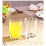 Roxx Water/Juice Glass - Transparent, Geneva 250 ml (Set of 6)