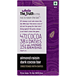 The Whole Truth Almond Raisin Dark Cocoa Bar 80 g