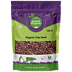 Bubble Organic Flaxseed - Rich In Omega 3 Fatty Acid, Premium 100 g