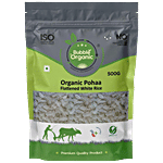 Bubble Organic White Pohaa - Flattened Rice, Premium 500 g
