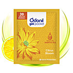 Odonil  Gel Pocket - Citrus Bloom, Long-Lasting Fragrance, Provides Germ Protection 10 g 