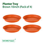 Natures Plus Planter Tray 100 - Brown, Durable, Longlasting 4 pcs