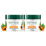 BIOTIQUE Papaya Tan Removal Brightening & Revitalizing Face Scrub - For All Skin Types 75 g (Pack of 2)