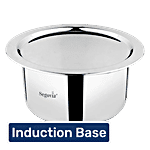 Segovia Stainless Steel| Tope/Patila - With Lid, Silver, Induction 1.5 L
