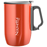 Nouvetta Refresh Vaccum Mug - Steel, Red 350 ml