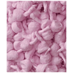 VC Cotton Wicks Round Pooja Batti - Pink Colour 540 pcs