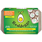 Reddeggs Organic Selenium Eggs - No Antibiotics/Hormones/Synthetic Drugs 6 pcs