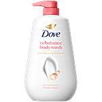 Dove Revitalising Body Wash - With Peach & Vitamin C, Sulphate Free Cleaners 800 ml