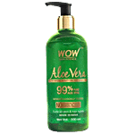 Wow Skin Science 99% Pure Aloe Vera Gel - For Skin & Hair, No Parabens, Silicones 500 ml 