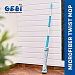 Gebi  Microfiber Twist Mop - For Floor Cleaning, 120 cm/4 Feet 1 pc