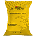 bb SUPER SAVER Kurnool Sona Masoori Raw Rice - Lightweight, 12-17 Months Old 25 kg 