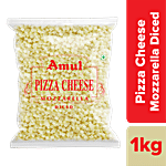 Amul Mozzarella Pizza Cheese Diced 1 kg (Pack of 12)