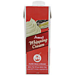 Amul Pure Milk Whipping Cream 250 ml (Pack of 32)
