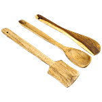 OGGN White Shisham Cutlery Set - Durable & Sturdy 3 pcs