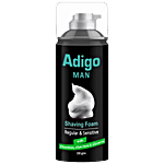 Adigo Man Shaving Foam - Regular & Sensitive, With Aloe Vera & Glycerin 200 g