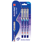 BIC Cello Butterflow Classic Ball Pen - For Smooth Writing, Blue 3 pcs 