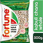 Fortune Unpolished Kabuli Chana Whole 500 g