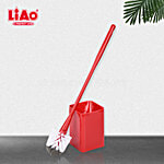 Liao Toilet Brush With Square Holder - Durable 1 pc
