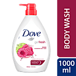 Dove Body wash Renew Nourishing Body Wash - Raspberry & Lime Scent, Refreshing 1 L 
