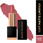 MyGlamm Soft Matte Lipstick - Highly Pigmented, Full Coverage, Manish Malhotra Beauty 4 g Blush Rose