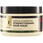 Pilgrim Patua & Keratin Strengthening Hair Mask - For Dry & Frizzy Hair 200 g
