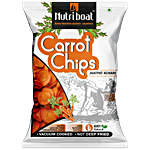 NUTRIBOAT Carrot Chips - Vacuum Cooked, High Nutrient Content 25 g