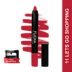 Flicka Lip Crayon - Intense Creamy Matte Lipstick, Waterproof 3.5 g Lets Go Shopping