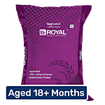 bb Royal Sona Masoori Super Premium Raw Rice Bag 26 kg Bag (18+ Months Old)