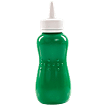 Gluman Sauce Bottle - Plastic, Leak Proof, 
Green 390 ml 