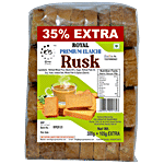 Royal Premium Elaichi Rusk - Crispy & Crunchy, Tea Time Snack 405 g (Get 35% Extra)