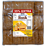 Royal Premium Suji Rusk - Crispy & Crunchy, Tea Time Snack 405 g (Get 35% Extra)