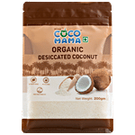 Coco mama Organic Desiccated Coconut - Rich In Fibre, No Added Sugar 200 g Pouch