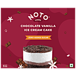 Noto Chocolate Vanilla Ice Cream Cake - Zero Added Sugar 285 g