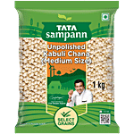Tata Sampann Unpolished Kabuli Chana - Medium Size 1 kg