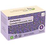 Enchanteas Lavender Chamomile Mint Tea - Helps Relax The Nervous System 2 g (20 Bags x 2 Each)