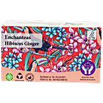 Enchanteas Hibiscus Ginger Tea - For Healthy Heart, Hair & Skin 2 g (20 Bags x 2 g Each)