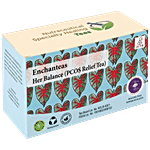 Enchanteas Her Balance PCOS Relief Blend Herbal Tea - Controls Acne 2 g (20 Bags x 2 g Each)