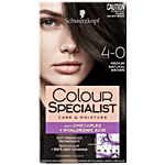 Schwarzkopf Colour Specialist Permanent Hair Colour - Care & Moisture, Perfect Grey Coverage 165 ml 4-0 Medium Natural Brown