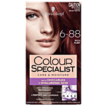 Schwarzkopf Colour Specialist Permanent Hair Colour - Care & Moisture, Perfect Grey Coverage 165 ml 6-88 Rich Ruby